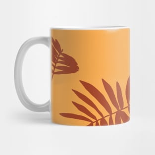 Palms on dark Mug